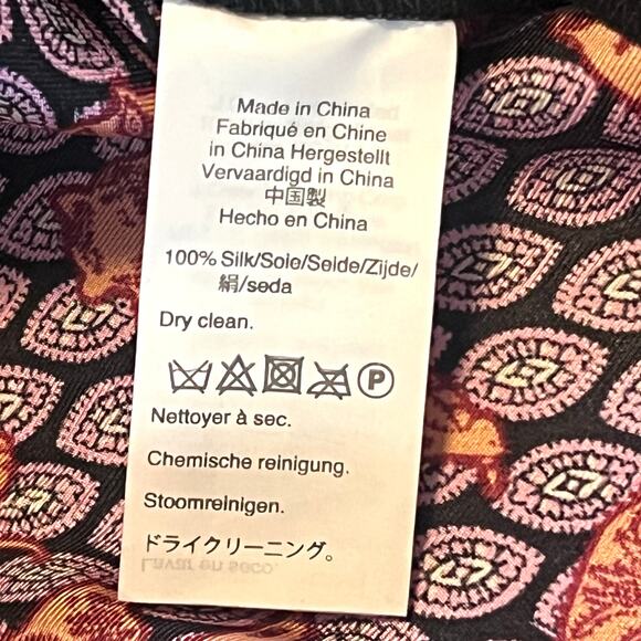 J.Crew Collection Silk Pull-On Easy Pants in Roaming Tigers Size 6 - Picture 10 of 10